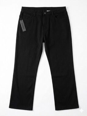 Ananke Black Straight-Leg Men's Jeans- 40